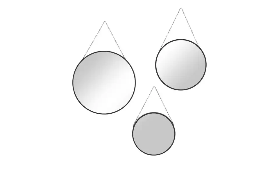 3er Set Spiegel, Frontansicht