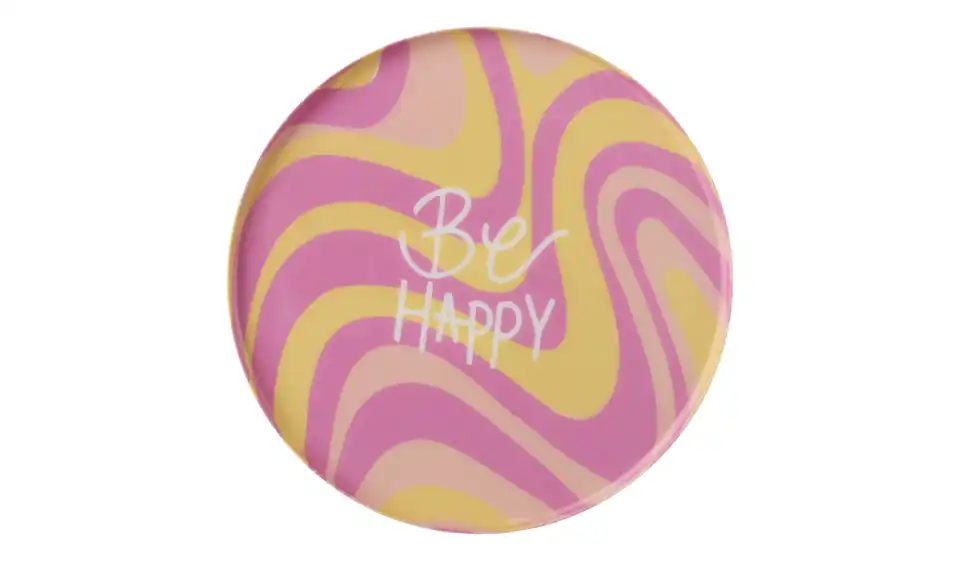 HOME STORY Dekotablett Be Happy, Frontansicht