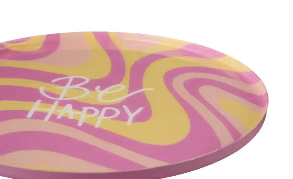 HOME STORY Dekotablett Be Happy, Detailansicht