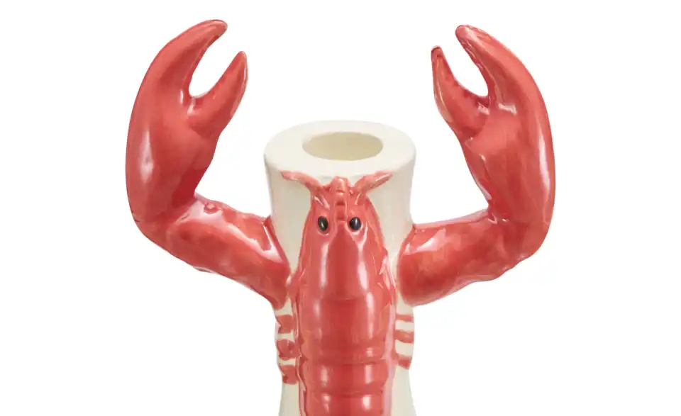 Kerzenhalter Lobster, Detailansicht