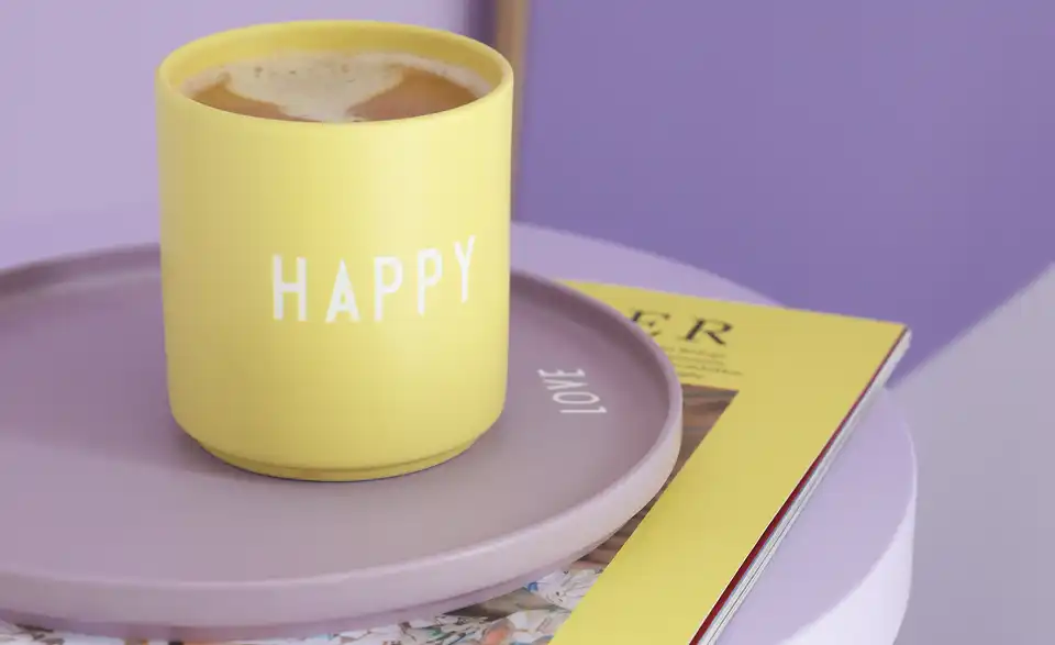 DESIGN LETTERS Becher, in Wohnsituation