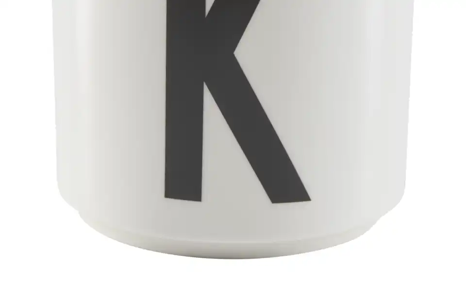 DESIGN LETTERS Buchstabenbecher, Detailansicht