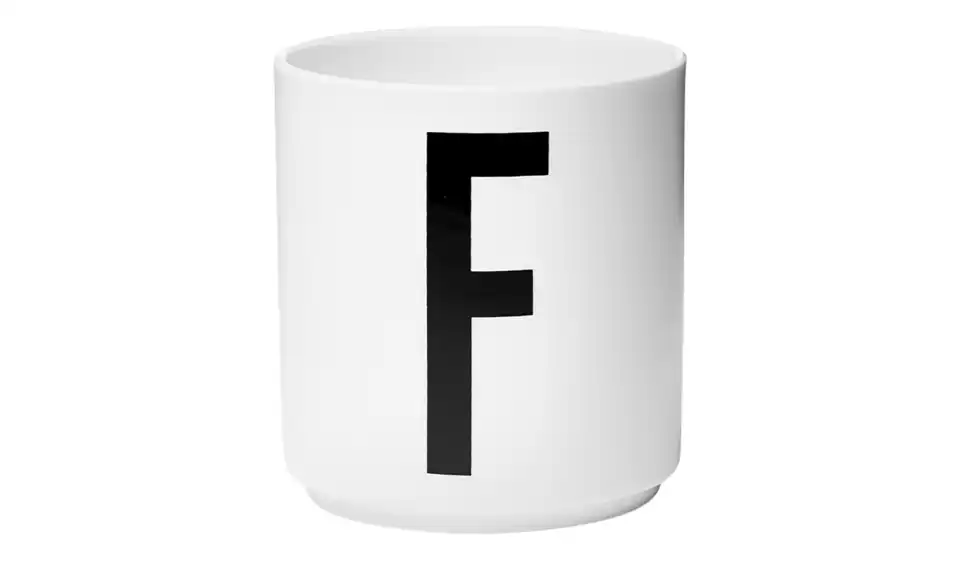 DESIGN LETTERS Buchstabenbecher, Frontansicht