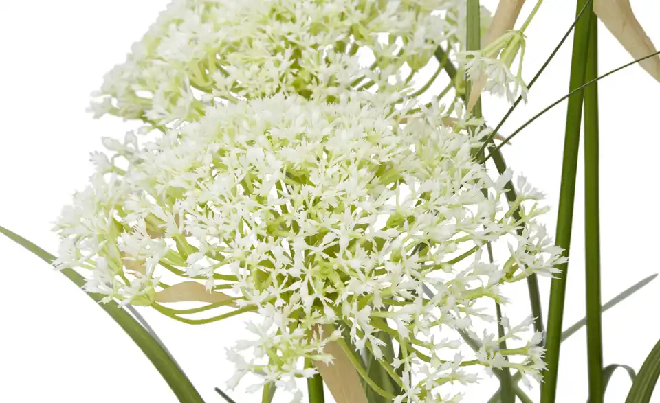 Grasbüschel getopft, Detailansicht