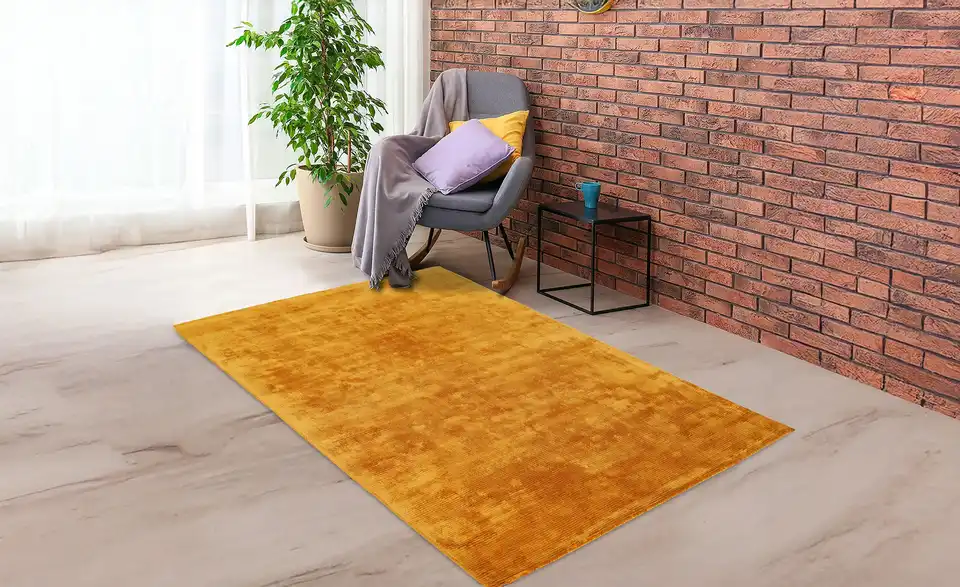 como Handloom-Teppich Hiver, in Wohnsituation