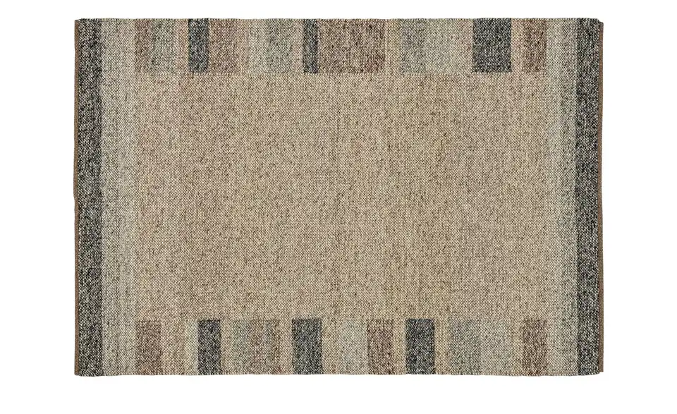 Handweb-Teppich Pito Design, Frontansicht