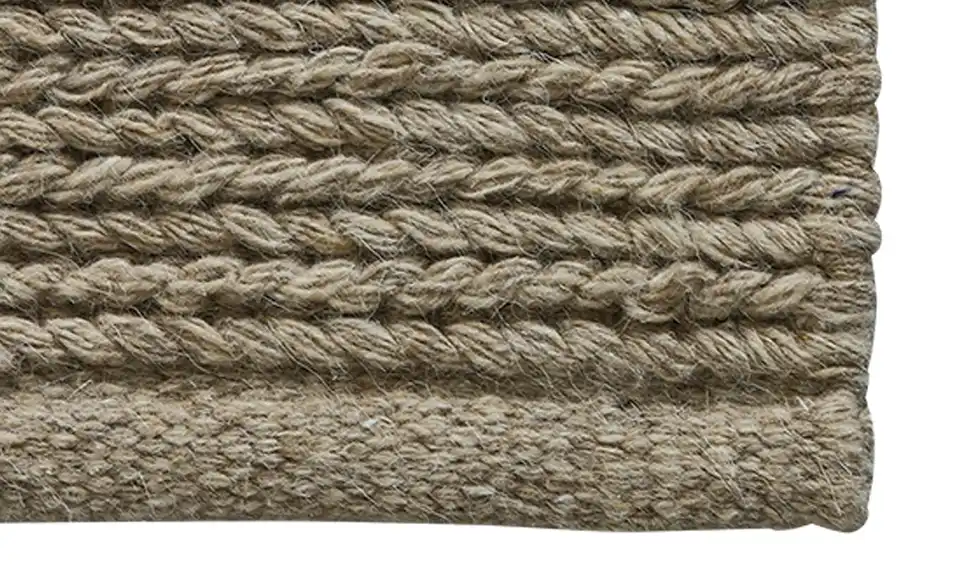 Handweb-Teppich Braided, Detailansicht