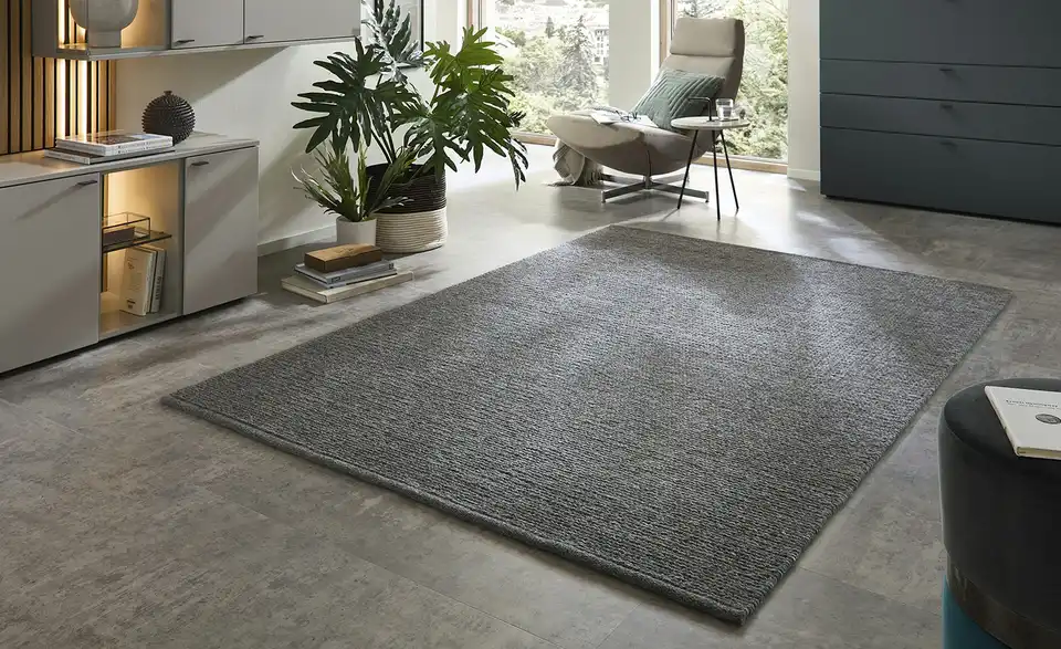 Handweb-Teppich Braided, in Wohnsituation