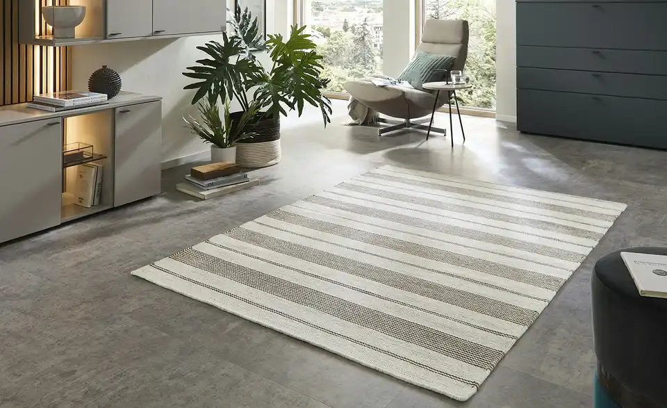 Kelim-Teppich Oslo, in Wohnsituation