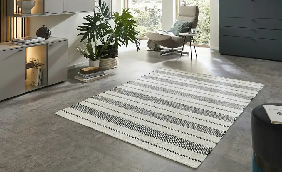 Kelim-Teppich Oslo, in Wohnsituation