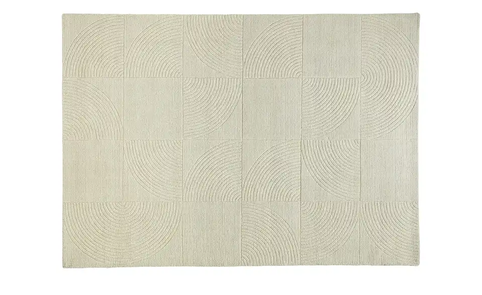 Handweb-Teppich Zen, Frontansicht