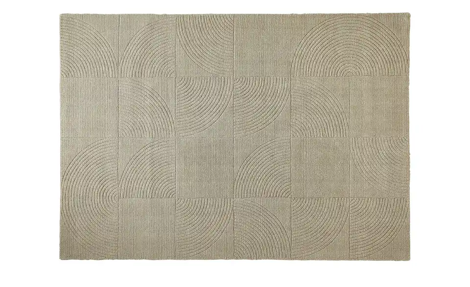 Handweb-Teppich Zen, Frontansicht