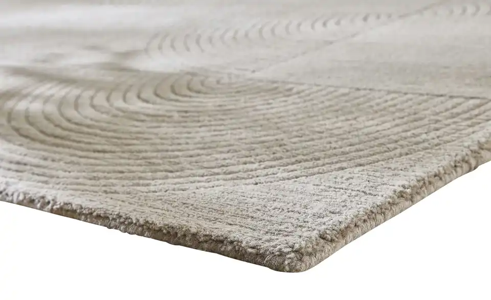 Handweb-Teppich Zen, Detailansicht