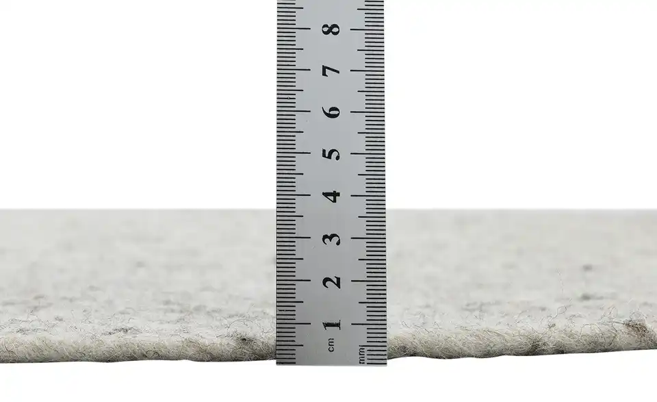 Handweb-Teppich Pito Round, Detailansicht