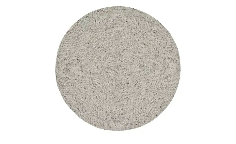 Handweb-Teppich Pito Round, Frontansicht