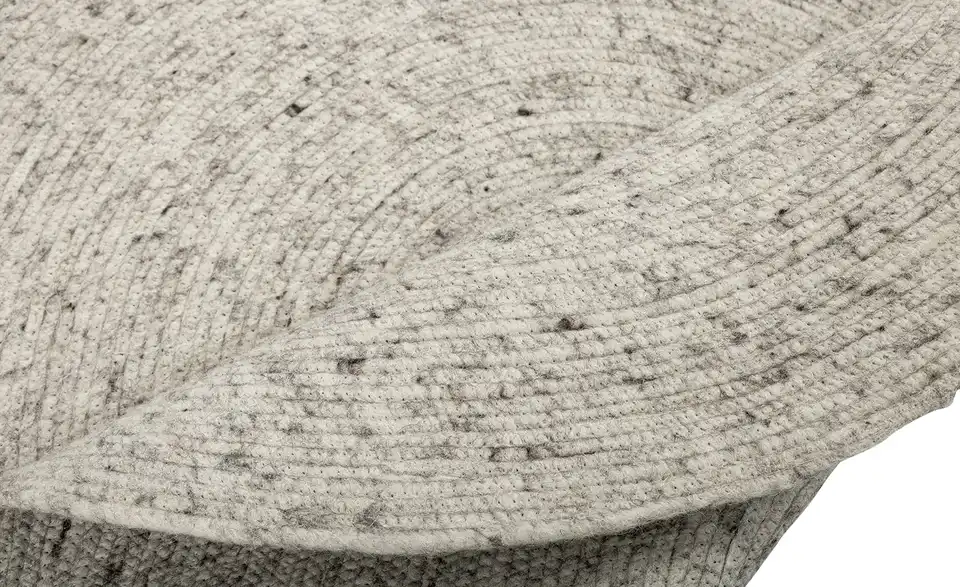 Handweb-Teppich Pito Round, Detailansicht