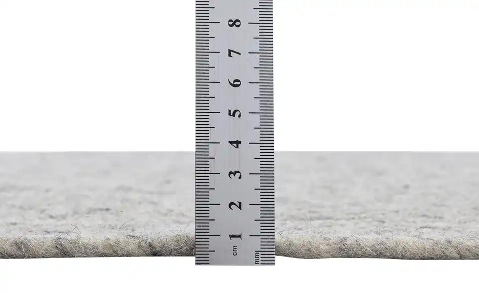 Handweb-Teppich Pito Round, Detailansicht