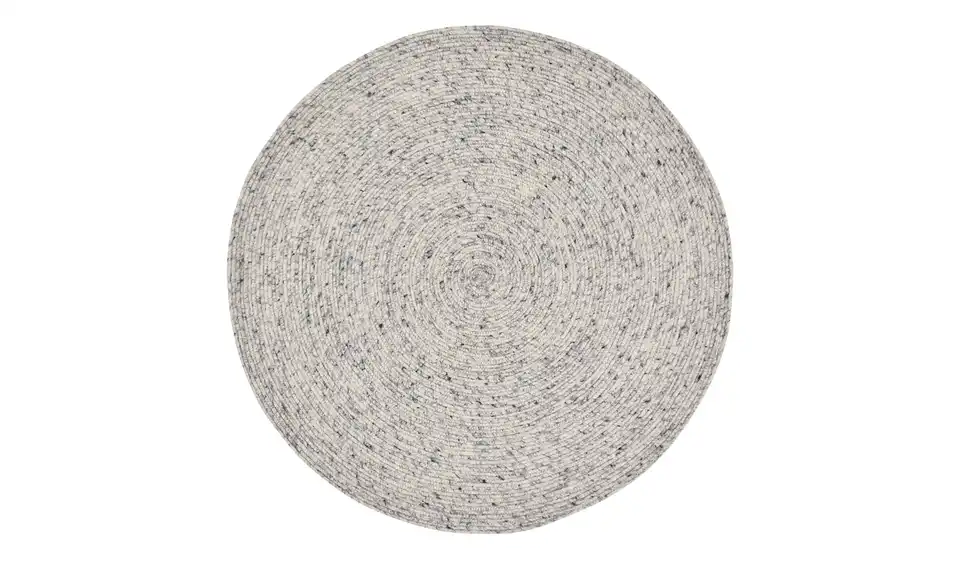 Handweb-Teppich Pito Round, Frontansicht