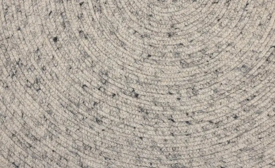 Handweb-Teppich Pito Round, Detailansicht