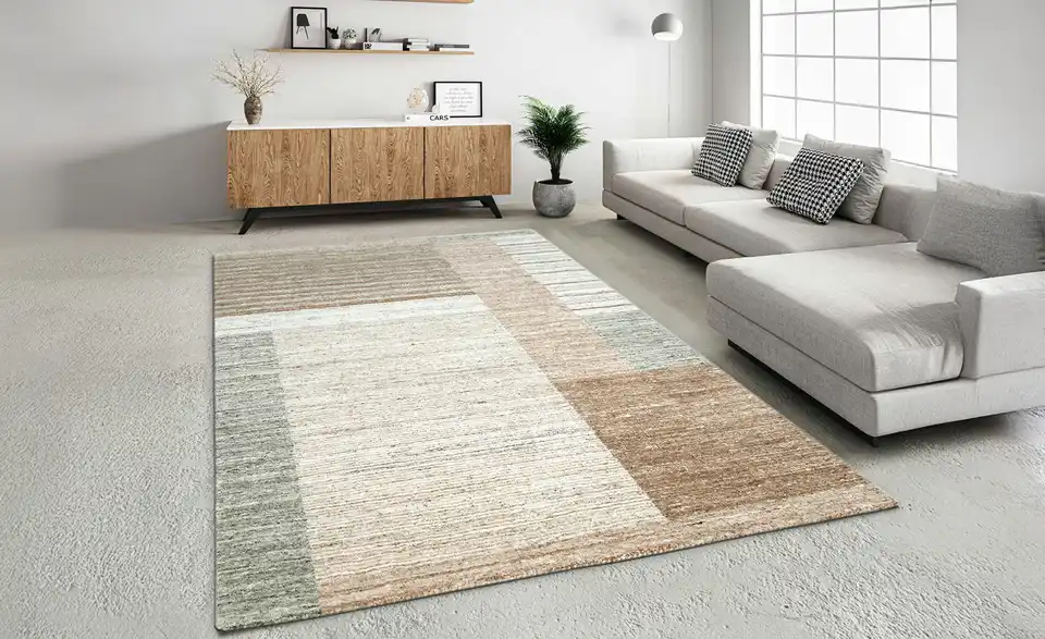 Handtuft-Teppich Montana, in Wohnsituation