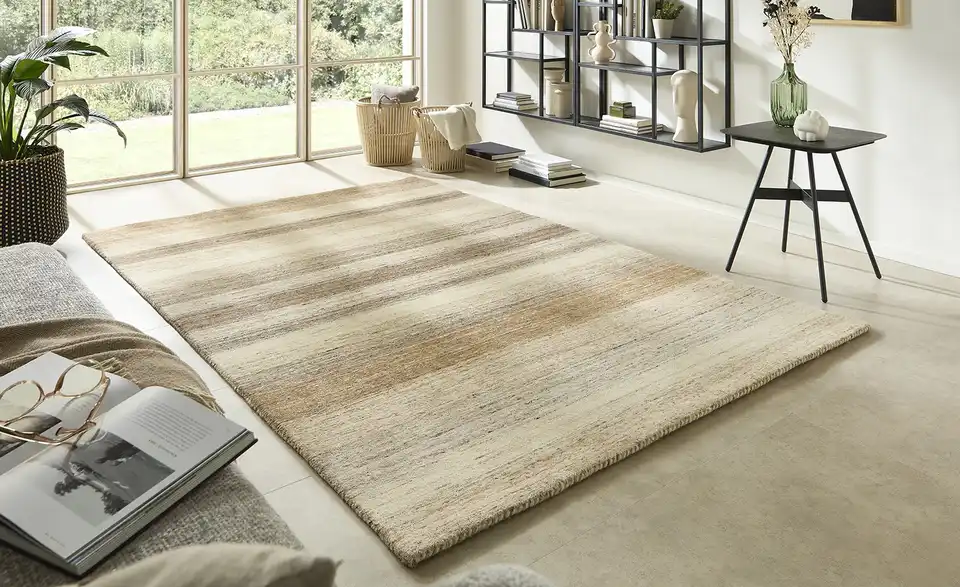 Handtuft-Teppich Texas, in Wohnsituation