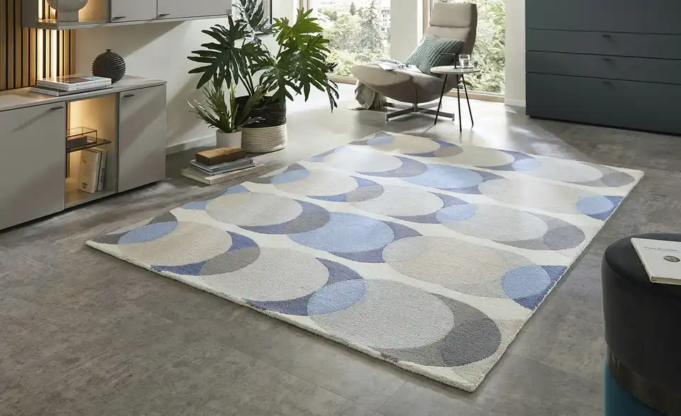 Handtuft-Teppich Vancouver, in Wohnsituation