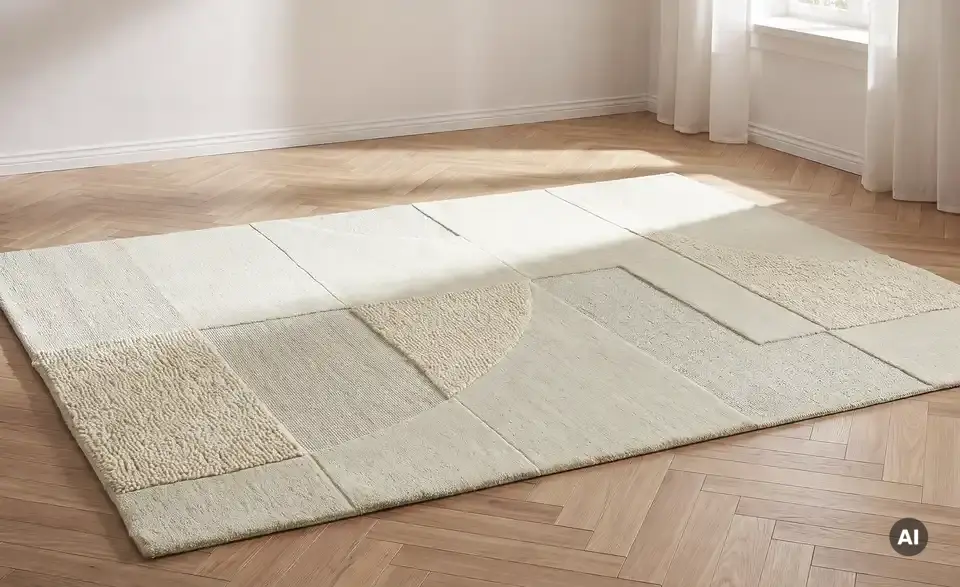 Handtuft-Teppich Victoria, in Wohnsituation