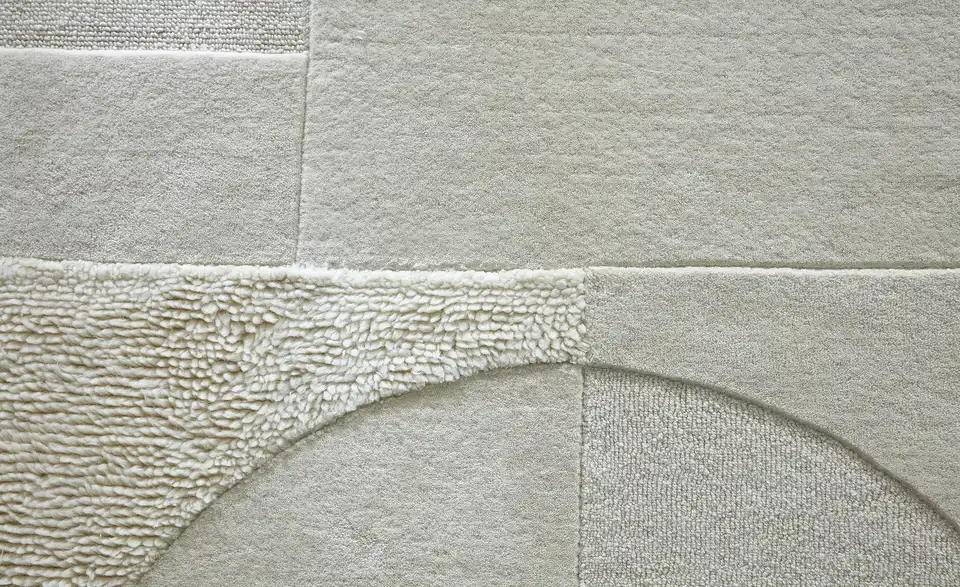 Handtuft-Teppich Victoria, Detailansicht