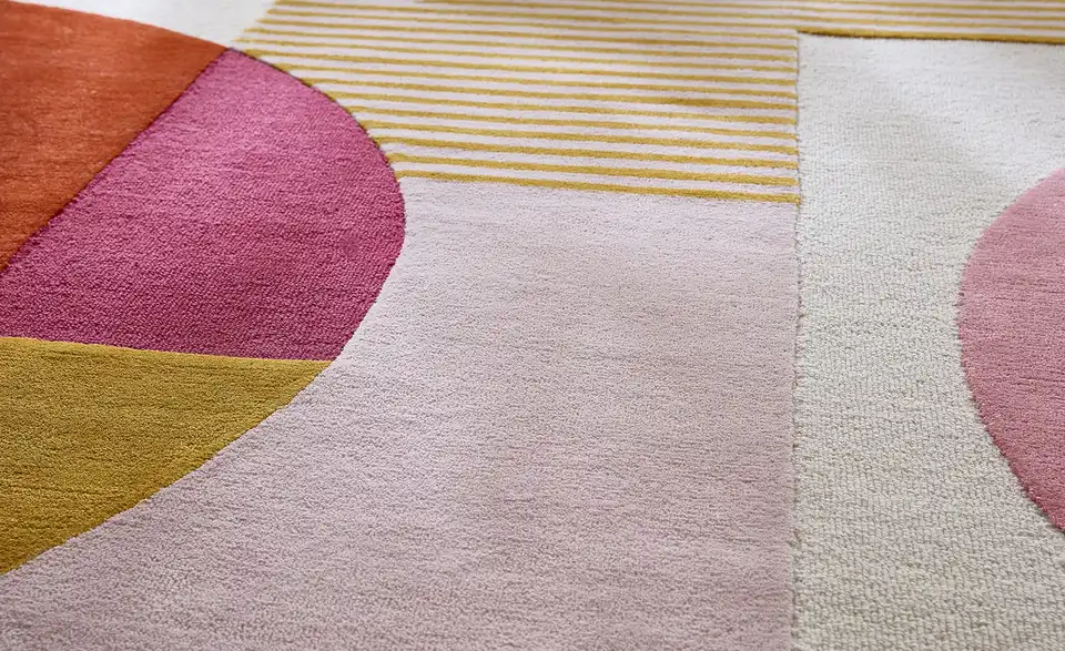 Handtuft-Teppich Vancouver, Detailansicht