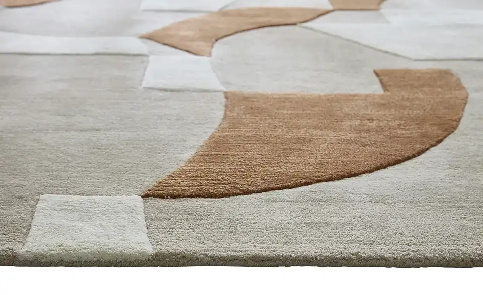 Handtuft-Teppich Ontario, Detailansicht