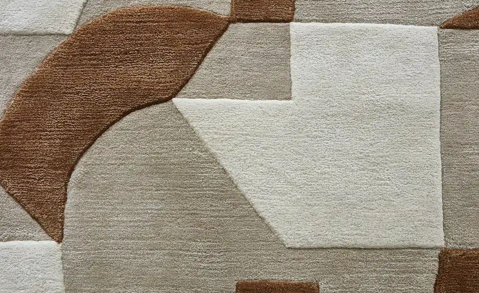 Handtuft-Teppich Ontario, Detailansicht