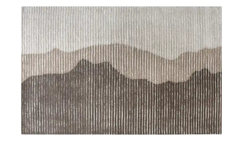 como Handtuft-Teppich Biyela, Frontansicht