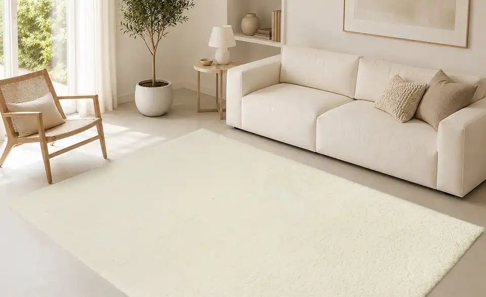 como Hochflorteppich Avanti, in Wohnsituation