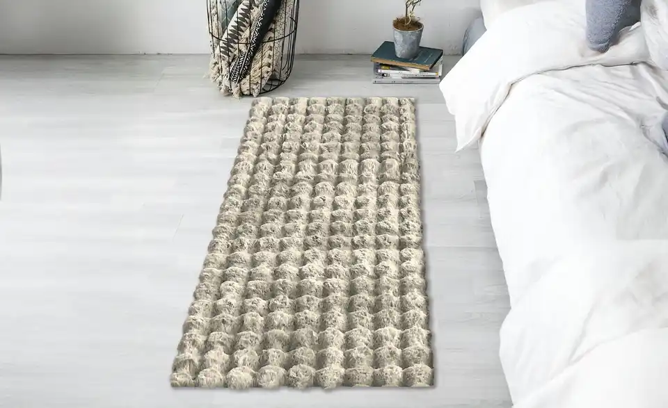 como Webteppich Bunny Bubble, in Wohnsituation