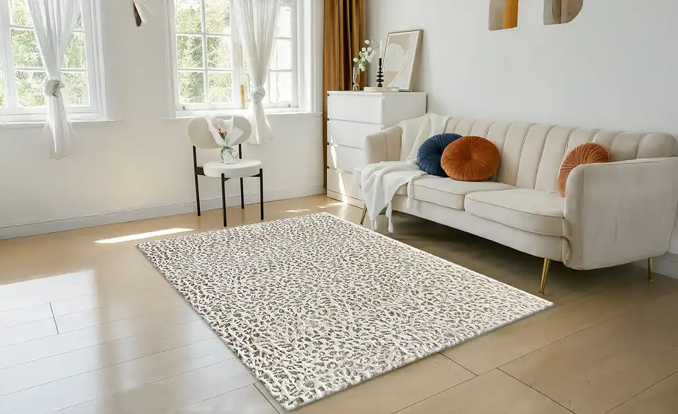 Jette Home Webteppich Aurix, in Wohnsituation