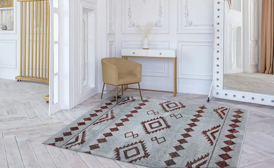 Webteppich Saturn, in Wohnsituation