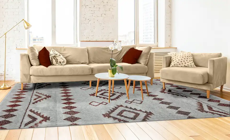 Webteppich Saturn, in Wohnsituation