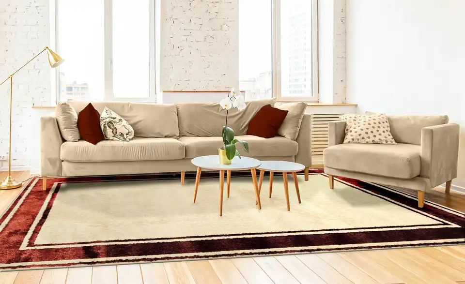 Webteppich Bordeaux, in Wohnsituation