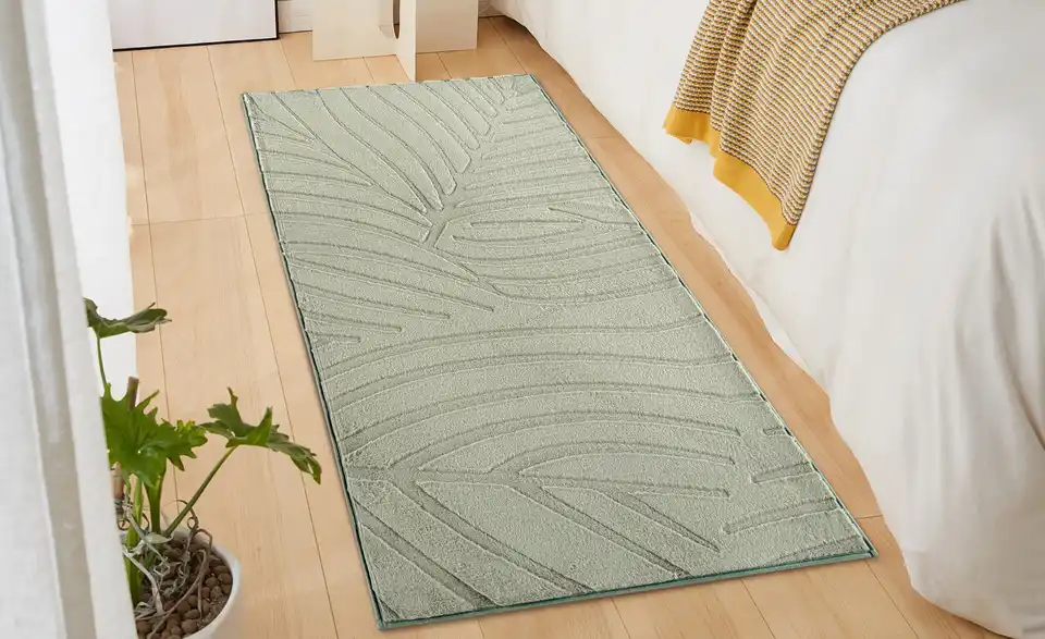 como Webteppich Jacquard, in Wohnsituation