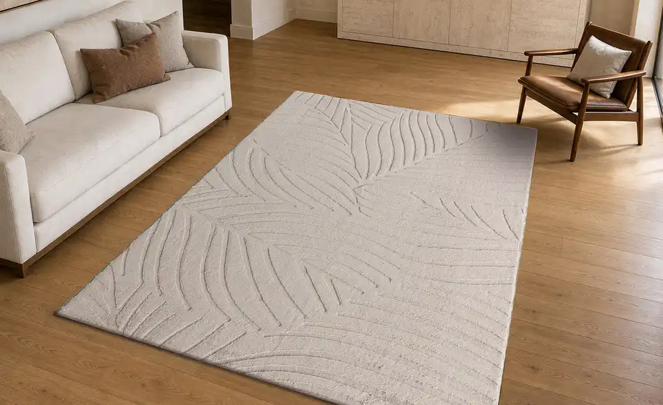 como Webteppich Jacquard, in Wohnsituation