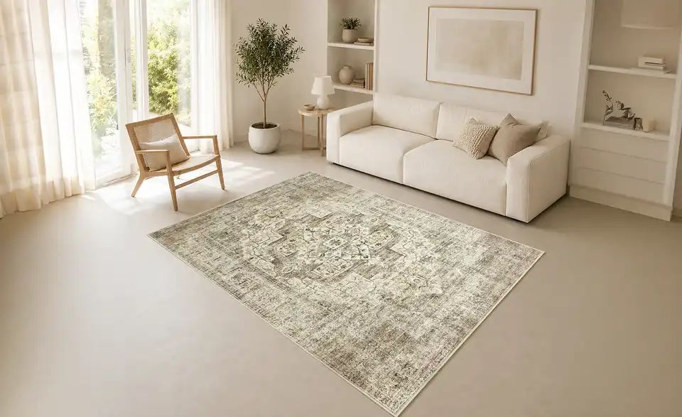 como Webteppich Jacquard Loop, in Wohnsituation