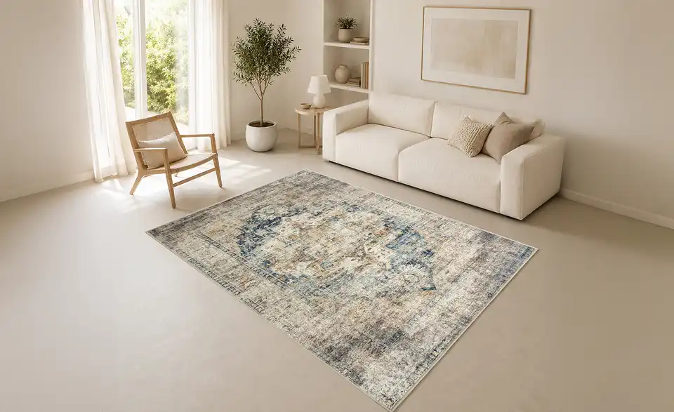 como Webteppich Jacquard Loop, in Wohnsituation
