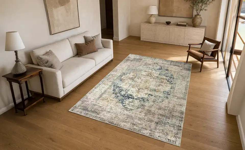 como Webteppich Jacquard Loop, in Wohnsituation