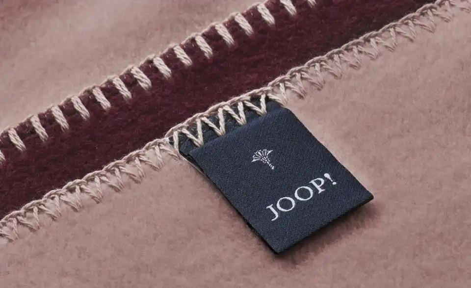 JOOP! Wohndecke Joop! Uni-Doubleface, Detailansicht