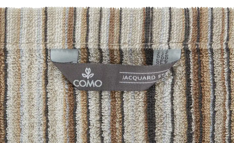 como Gästetuch Jacquard Streifen, Detailansicht
