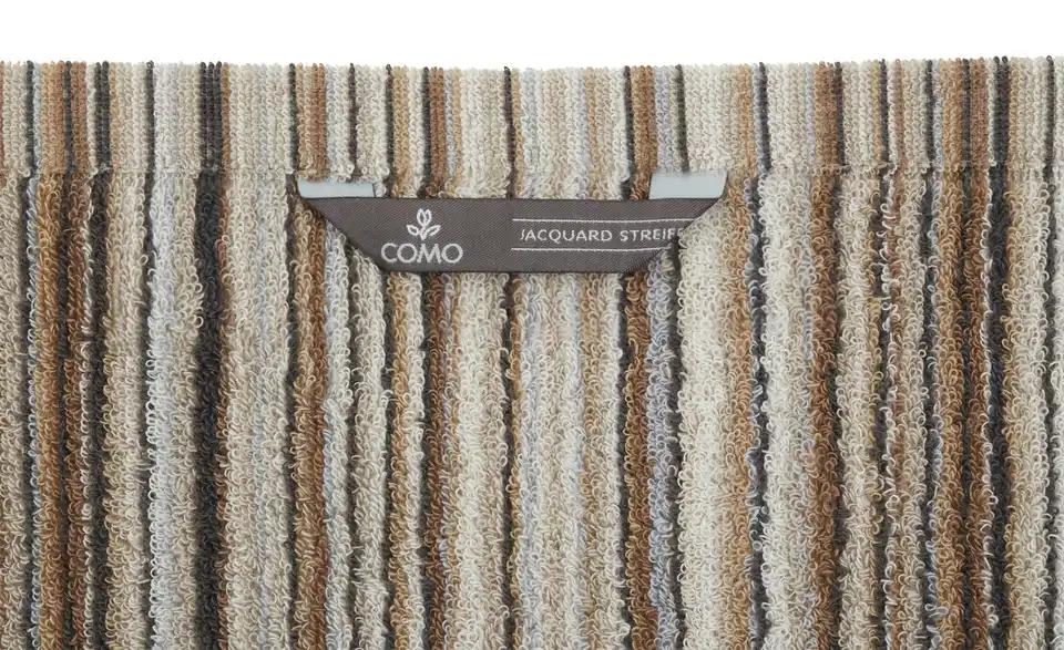 como Duschtuch Jacquard Streifen, Detailansicht