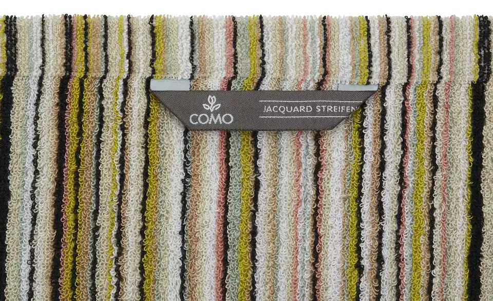 como Duschtuch Jacquard Streifen, Detailansicht