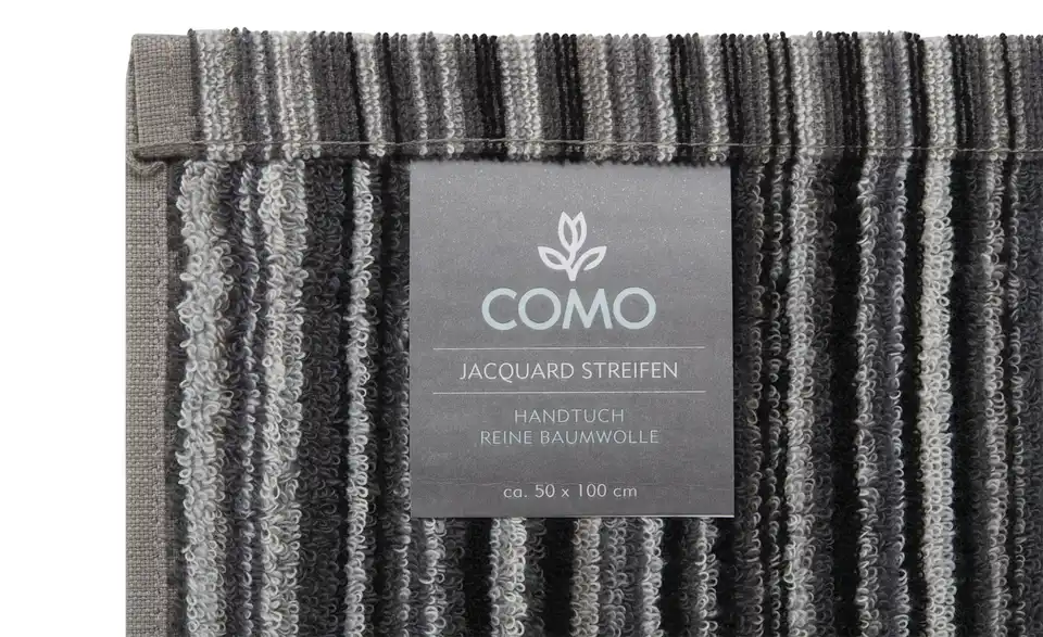 como Handtuch Jacquard Streifen, Detailansicht