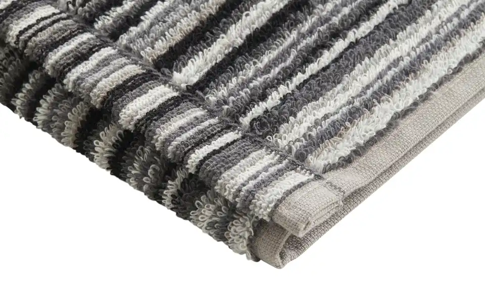 como Duschtuch Jacquard Streifen, Detailansicht