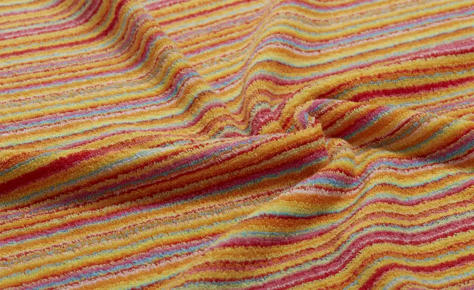 como Duschtuch Jacquard Streifen, Detailansicht